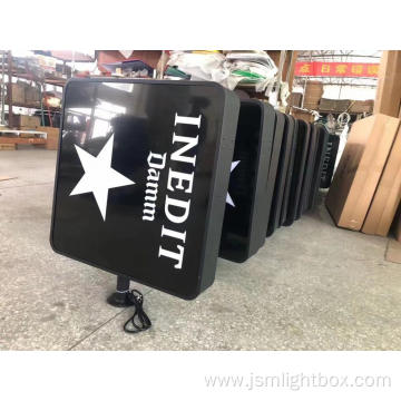 Flat Acrylic Panel led Advertising Light Boxes Sign